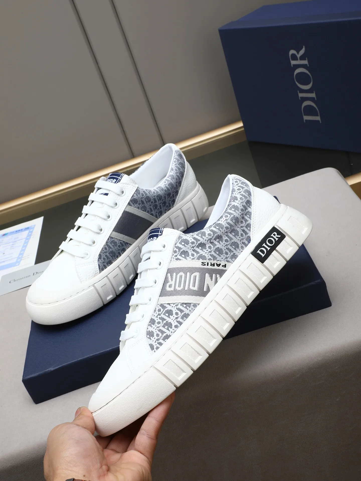 PP420 2025 latest Dior🆕The latest men's casual sports shoes, the upper is made of imported cowhide➕Dior special material! Breathable sheepskin. TPU ultra-soled, lightweight and wear-resistant! Size:38-44 (45 customized)
